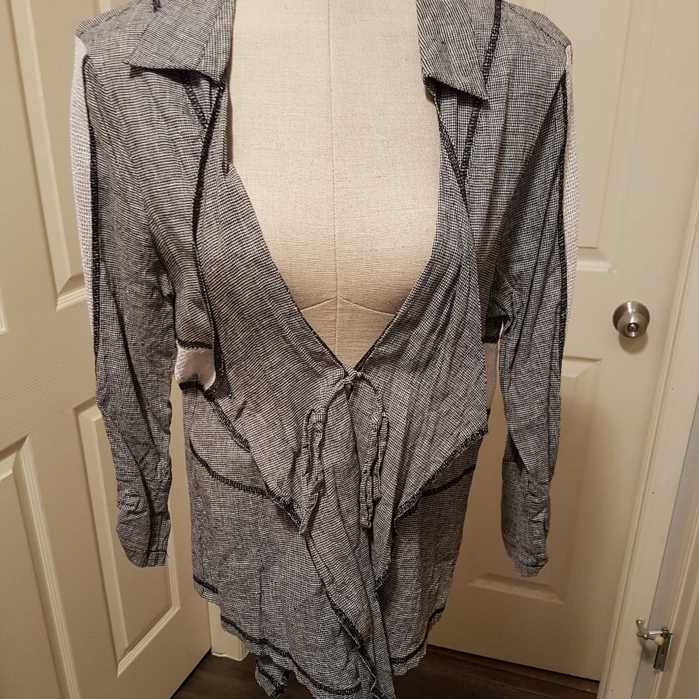 Picadilly Blazer style tie up cover up